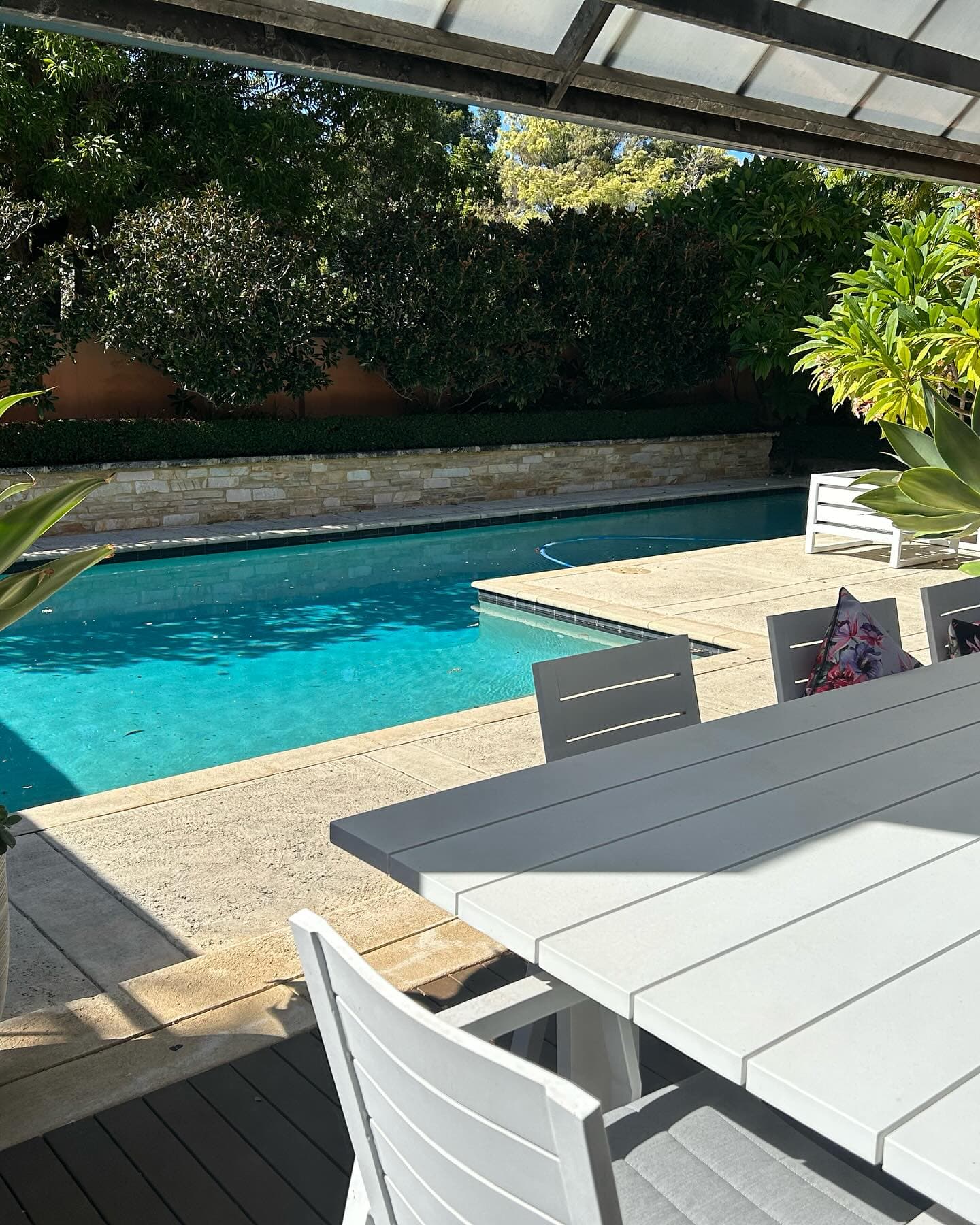 Pool landscaping Perth — poolside retreat